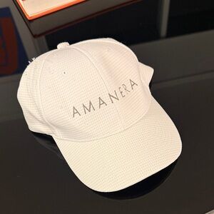 AMAN RESORTS White Amanera Resort Baseball Cap
